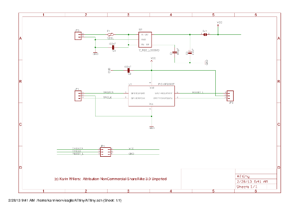 ATtiny schematics